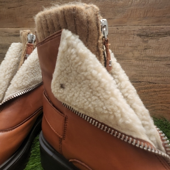 New Sam Edelman Linds Layered Booties Sz 9.0 - Picture 10 of 14